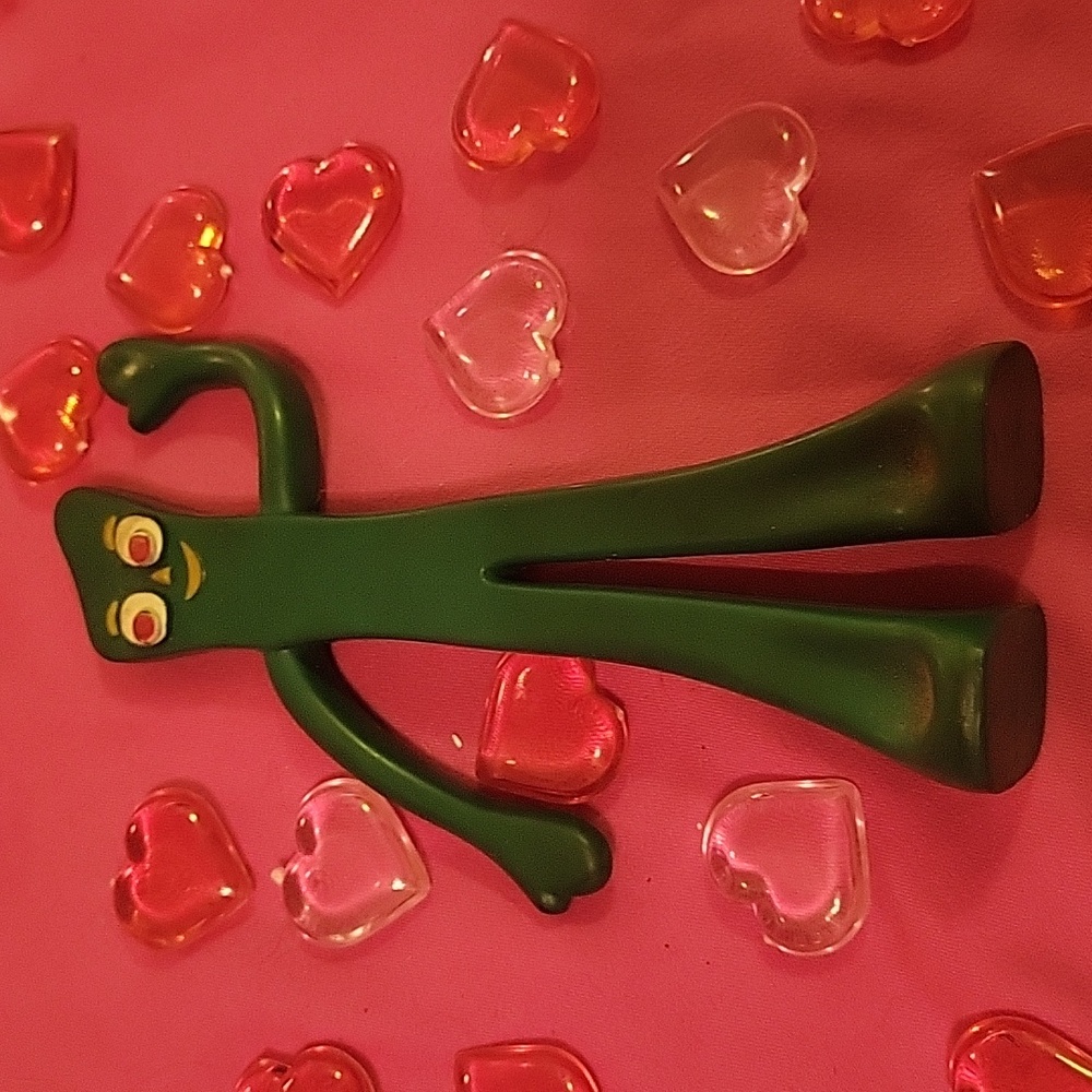 Vintage Green Gumby Figurine 1988
